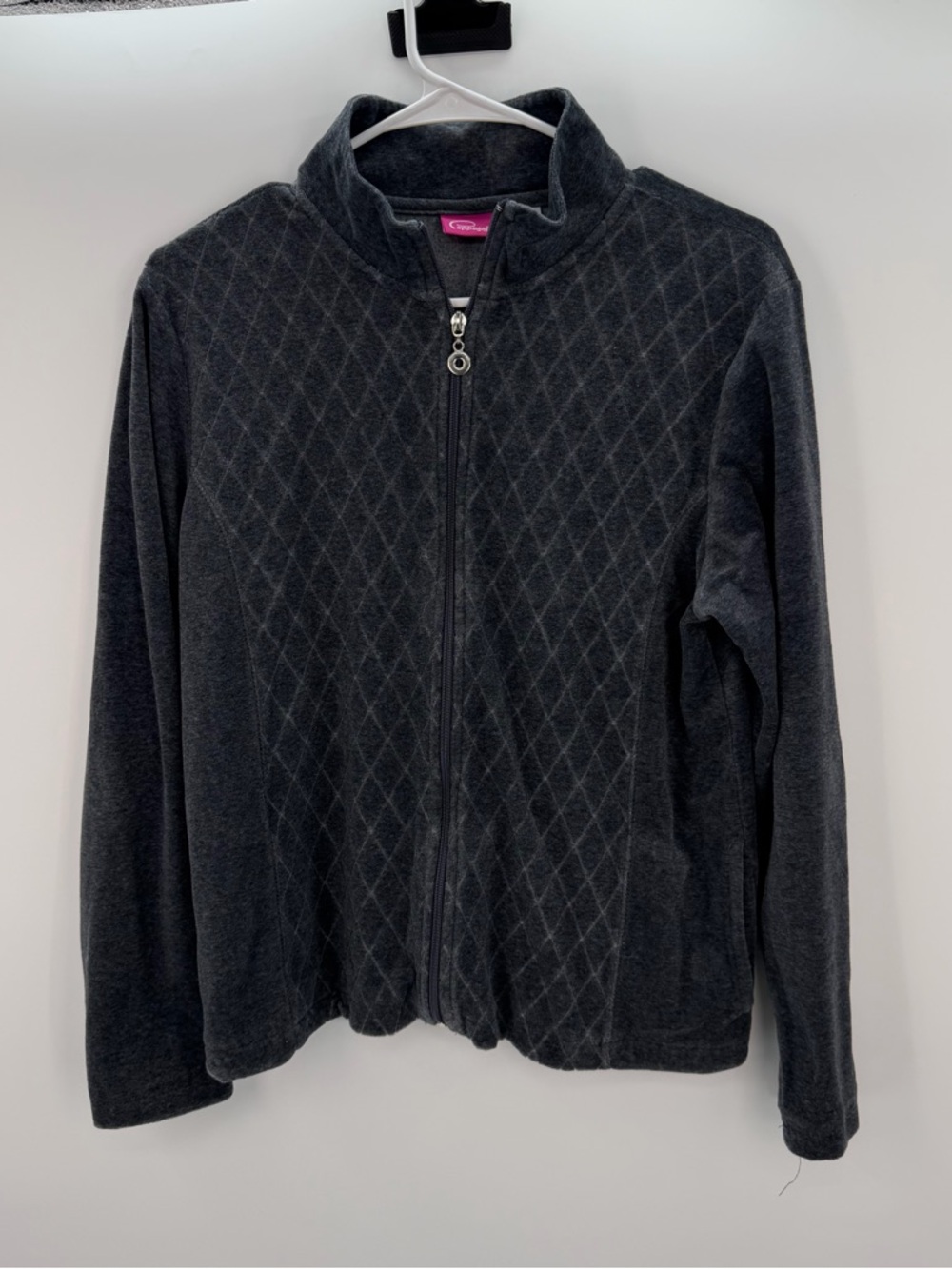 Cappagallo Quilted Zip-Up Jacket 🩶